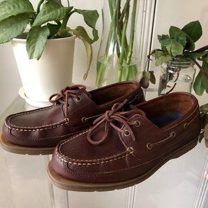 Sebago Men's Leather Boat Shoes, Perfect Condition